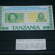 Tansania "Königin Elisabeth"