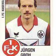 Panini Fussball 1988 Jürgen Groh 1. FC Kaiserslautern Bild Nr 133