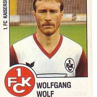 Panini Fussball 1988 Wolfgang Wolf 1. FC Kaiserslautern Bild Nr 136
