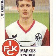 Panini Fussball 1988 Markus Schupp 1. FC Kaiserslautern Bild Nr 140