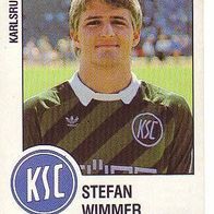 Panini Fussball 1988 Stefan Wimmer Karlsruher SC Bild Nr 148