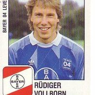Panini Fussball 1988 Rüdiger Vollborn Bayer Leverkusen Bild Nr 183