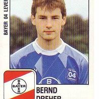 Panini Fussball 1988 Bernd Dreher Bayer Leverkusen Bild Nr 184