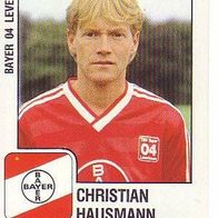 Panini Fussball 1988 Christian Hausmann Bayer Leverkusen Bild Nr 189