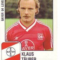Panini Fussball 1988 Klaus Täuber Bayer Leverkusen Bild Nr 198