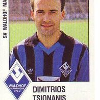 Panini Fussball 1988 Dimitrios Tsionanis SV Waldhof Mannheim Bild Nr 208