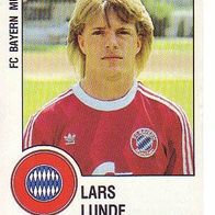 Panini Fussball 1988 Lars Lunde FC Bayern München Bild Nr 251