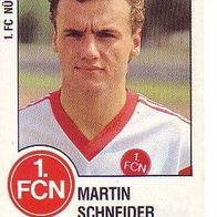 Panini Fussball 1988 Martin Schneider 1. FC Nürnberg Bild Nr 266