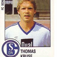 Panini Fussball 1988 Thomas Kruse FC Schalke 04 Bild Nr 276