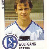 Panini Fussball 1988 Wolfgang Patzke FC Schalke 04 Bild Nr 283