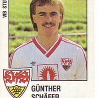 Panini Fussball 1988 Günther Schäfer VfB Stuttgart Bild Nr 293