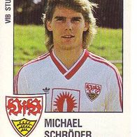 Panini Fussball 1988 Michael Schröder VfB Stuttgart Bild Nr 297