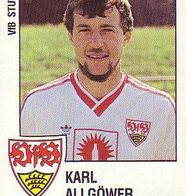 Panini Fussball 1988 Karl Allgöwer VfB Stuttgart Bild Nr 299