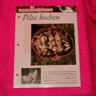 Pilze kochen (Rez-K) - Infokarte über