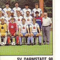 Panini Fussball 1988 Teilbild SV Darmstadt 98 Bild Nr 392
