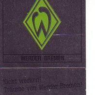 Panini Fussball 1988 Wappen Werder Bremen Bild W2