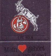 Panini Fussball 1988 Wappen 1. FC Köln Bild W10