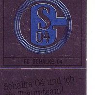 Panini Fussball 1988 Wappen FC Schalke 04 Bild W16