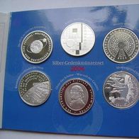 Silber-Set Deutschland 6 x 10 Euro 2004 PP/ Proof