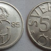 Schweden 50 Öre 1985 ## C3