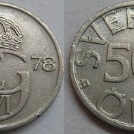 Schweden 50 Öre 1978 ## C3