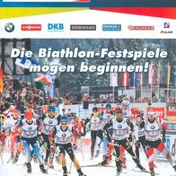 1) PRG Gesamt-Programm IBU-Biathlon-WM 2017 Hochfilzen Tirol Österreich biatlon