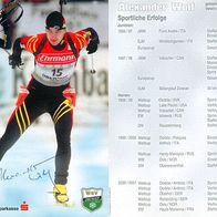 AK 2001 Biathlon Alexander "Ali" Wolf Schmalkalden WSV Oberhof 05 Bronze WM 2008