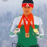 AK Biathlon Peter Angerer Hammer Siegsdorf Bayern Ruhpolding Olympiasieger 1984