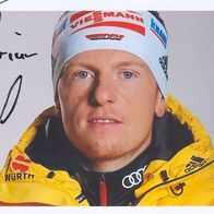 Autogramm Foto Biathlon Florian Graf Freyung WSV Eppenschlag Zoll Ski Team IBU