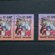 Belgien, MNr.2985, 3 x gestempelt