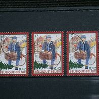 Belgien, MNr.2993, 3 x gestempelt