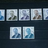 Belgien, König Albert II mit Brille gestempelt