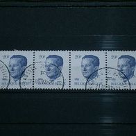 Belgien, MNr.2187, Viererstreifen gestempelt