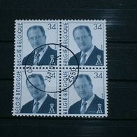 Belgien, MNr.2737, Viererblock gestempelt