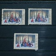 Belgien, MNr.2843, 3 x gestempelt