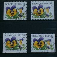 Belgien, MNr.2987, 4 x gestempelt