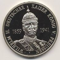 Medaille Wilhelm II. Deutscher Kaiser König v. Preussen . .40 mm ##149