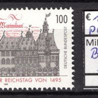 BRD / Bund 1995 500. Jahrestag des Wormser Reichstags MiNr. 1773 postfrisch