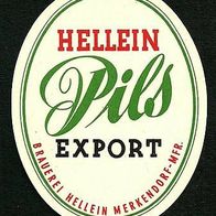 ALT ! Bieretikett Brauerei Hellein † 1968 Merkendorf Lkr. Ansbach Mittelfranken