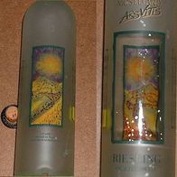 Fensterbildflasche Ars Vitis Edition Nr. 1 "Vinorell" von Heinz Ames Mosellandschaft