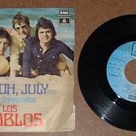 Los Diablos Oh, Oh July / Feliz Cumpleanos 7" Single Vinyl EMI Odeon 1972 RAR!