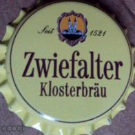 Zwiefalter Klosterbräu Brauerei Bier Kronkorken GELB 2018 Kronenkorken neu unbenutzt