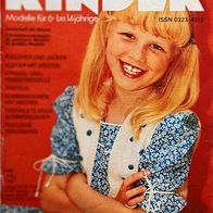 Kindermode "6 bis 14" 1980-01 gestrickt Zeitschrift DDR