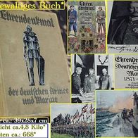 Prunk-Buch * Ehrendenkmal der deutschen Armee + Marine 1871-1918 * Druck:1928 * viele Bilder
