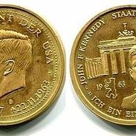 Medaille "J.F. Kennedy in Berlin" 1963 30mm ##93