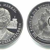 Medaille "Angela Merkel" 30mm . ##010