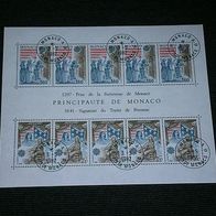Monaco, MNr.1526/27, Block 19 gestempelt