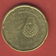 Spanien 20 Cent 2009