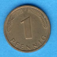 Deutschland 1 Pfennig 1991 F