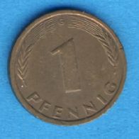 1 Pfennig 1991 G